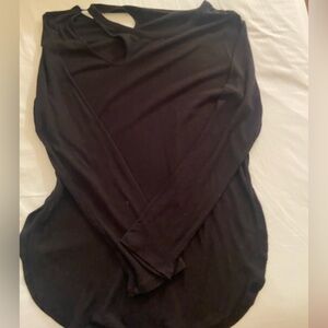 Alo yoga long sleeve black top